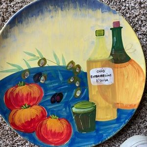 Vietri round platter